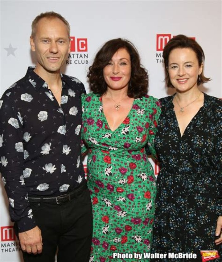 Actress Lucy Cohu and James Hillier