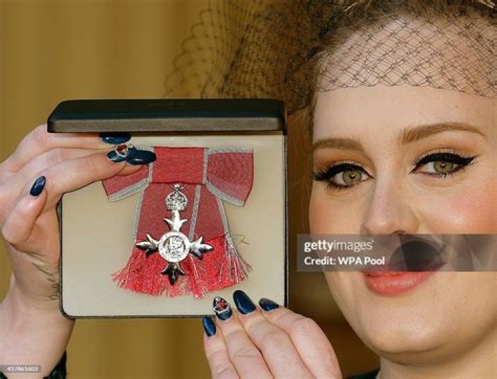 Adele Adkins Receives MBE At Investitures Ceremony