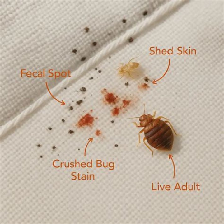Are bed bug eggs visible to the human eye?