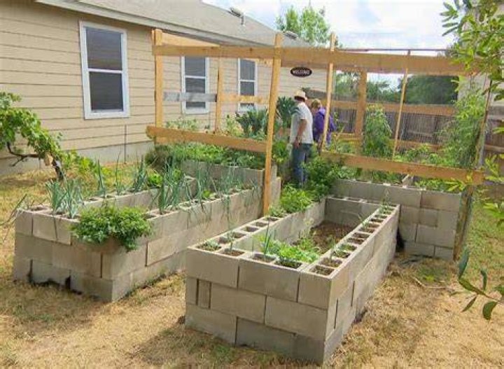Are cinder blocks safe for gardens?
