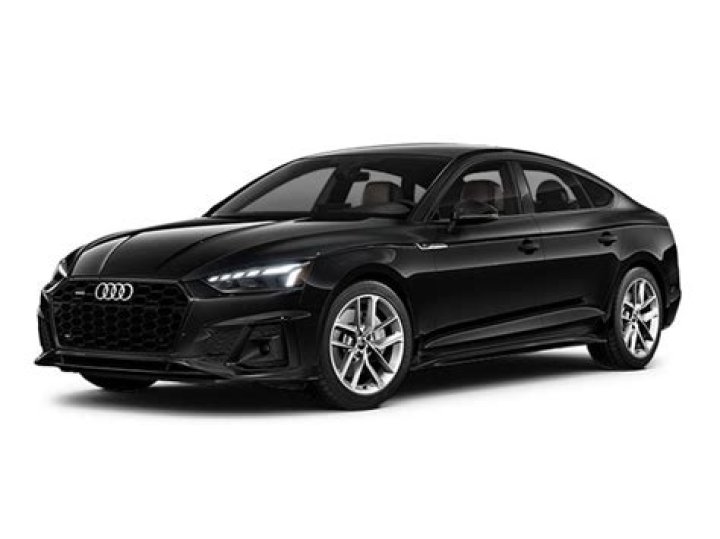 Audi A5 in black color