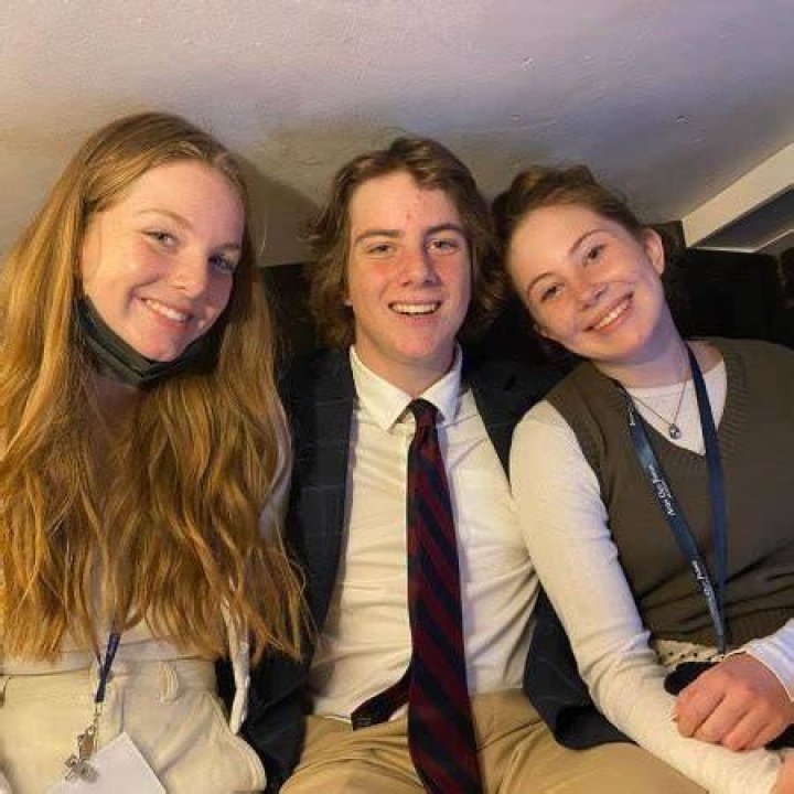 Baye McPherson with her brother and sister.