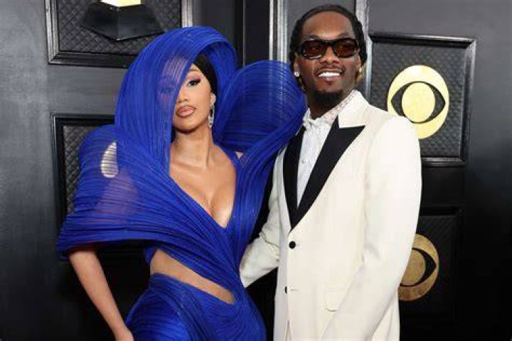 Cardi B and Offset attend the Prabal Gurung front row during New York Fashion Week: The Shows at Gallery I at Spring Studios on February 11, 2018 in New York City. (Photo by Andrew Toth/Getty Images for New York Fashion Week