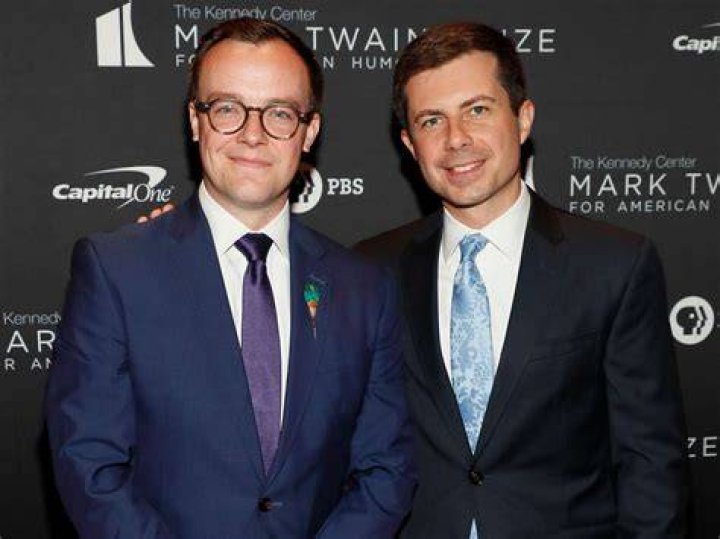 Chasten Buttigieg and Pete Buttigieg first Christmas with twin children!