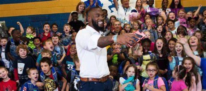 Darius Leonard during charity event