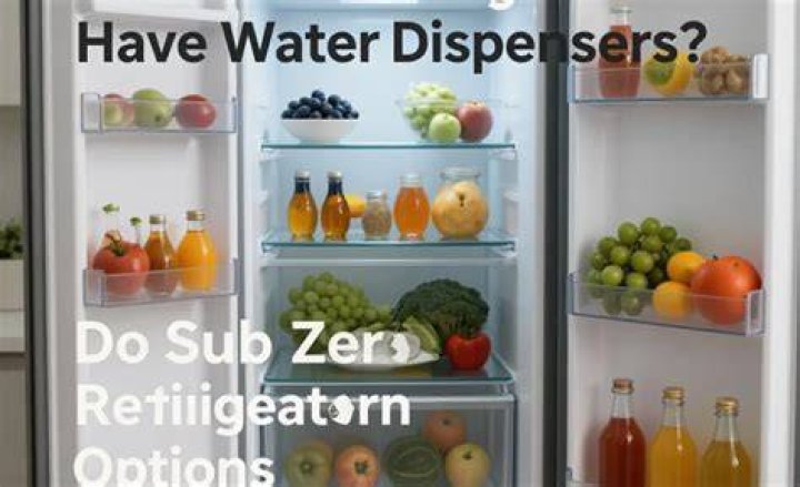 Do Sub Zero refrigerators have water dispensers?