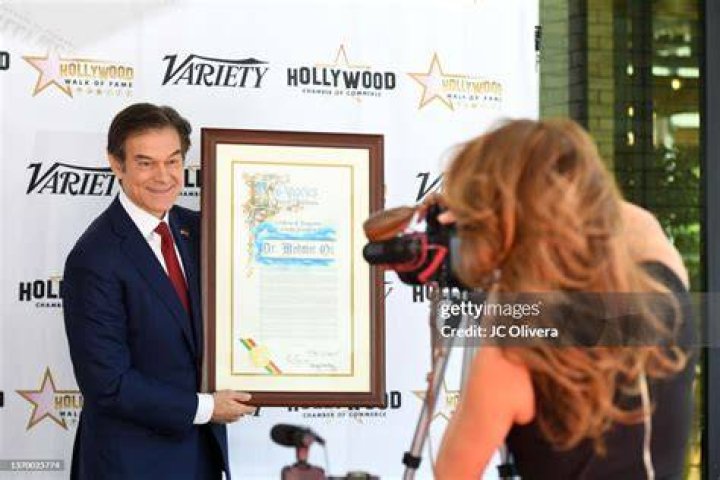 Dr. Oz Honored With Star On The Hollywood Walk Of Fame