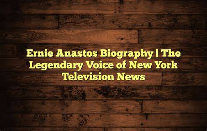Ernie Anastos Bio (Wiki) 