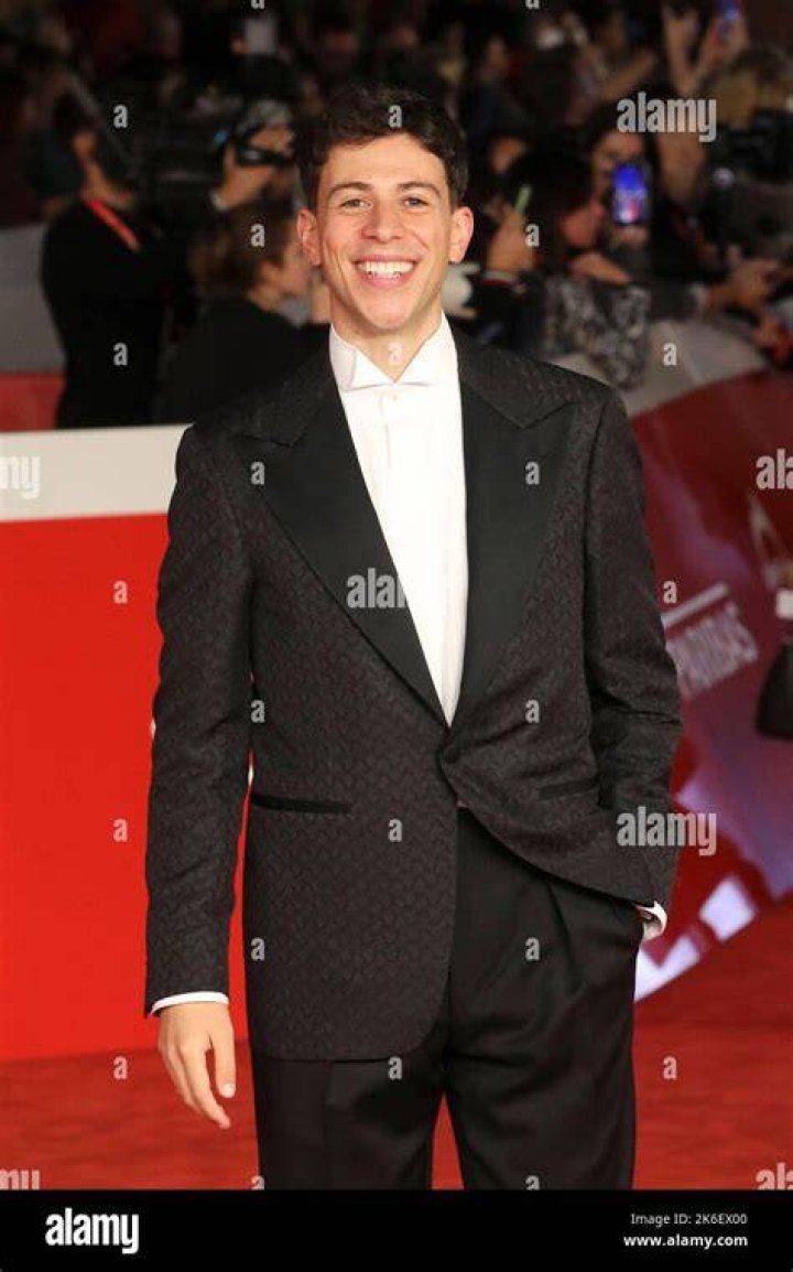 Francesco on a red carpet