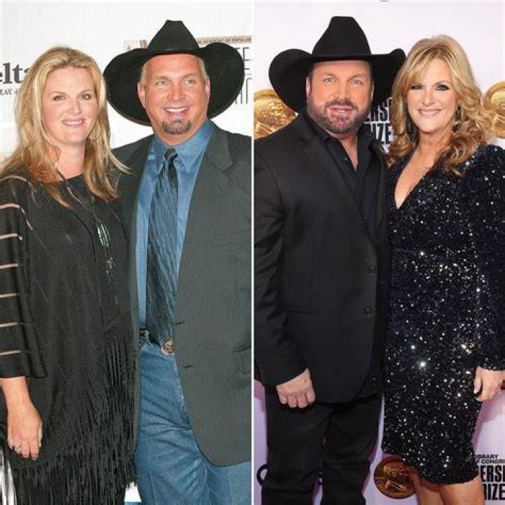 Garth Brooks with his former wife Sandy Mahl.