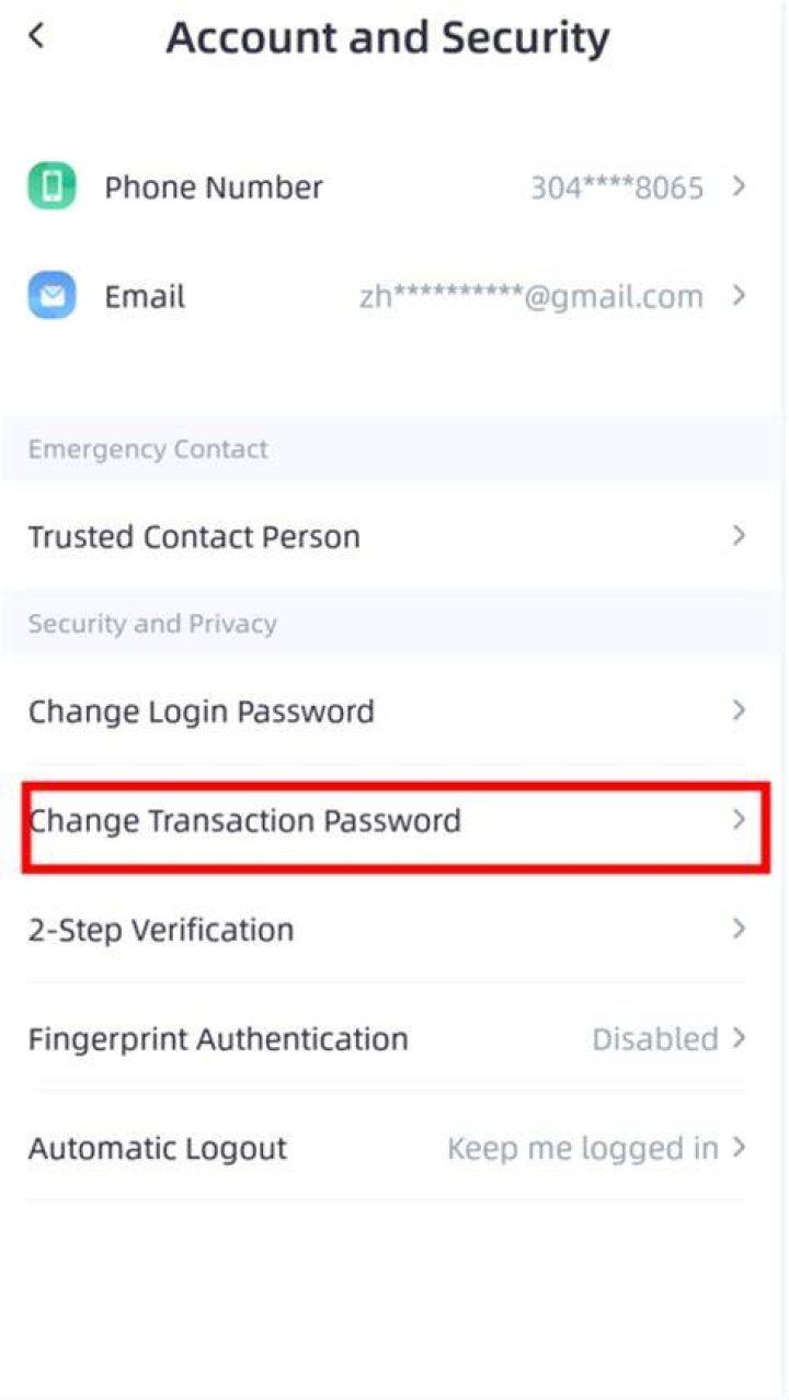 How do I reset my transaction password CSB?