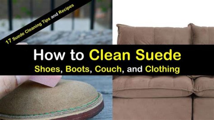 How do you clean ultra suede?