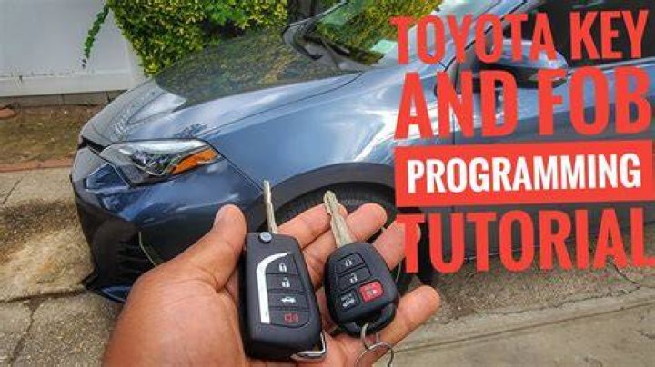 How do you program a key fob for a 2012 Toyota Corolla?