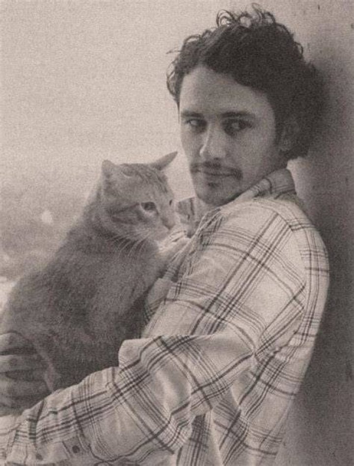 James Franco - cat Sammy