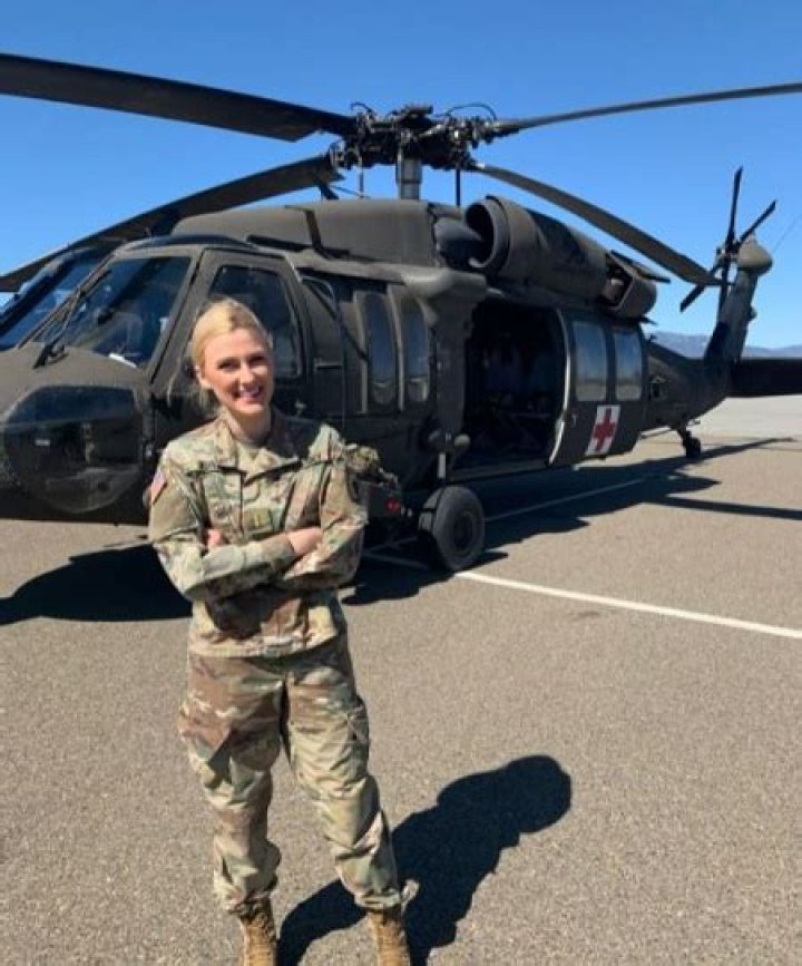 Jessica Burch During The Training at Fort Rucker, Alabama
