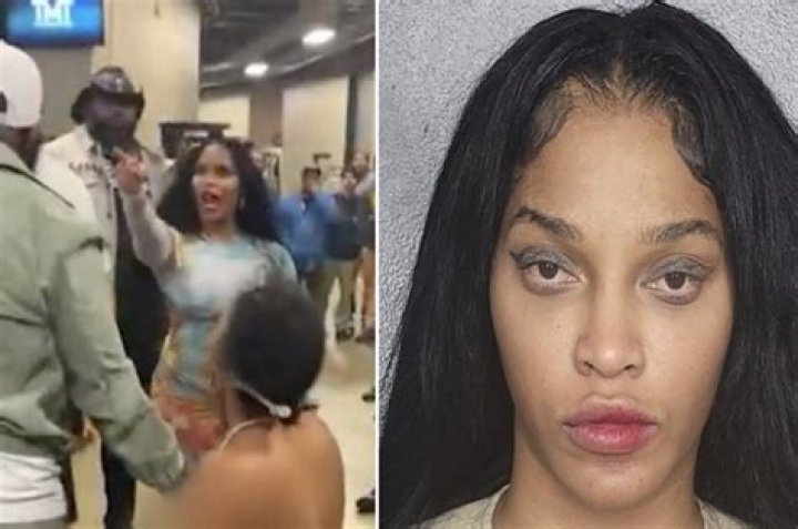 Joseline Hernandez arrested after she assault Big Lex at Floyd Mayweather Vs. John Gotti II exhibition bout Joseline Hernandez arrested after she assault Big Lex at Floyd Mayweather Vs. John Gotti II exhibition bout