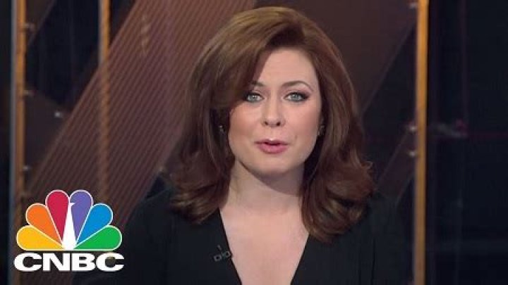 Kate Rogers presenting news via CNBC