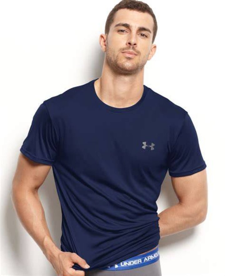 Leonard wearing Under Armour T-shirt