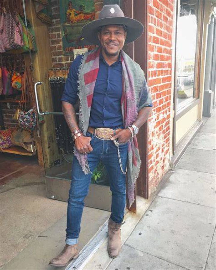 Malik Barnhardt posing for a photoshoot