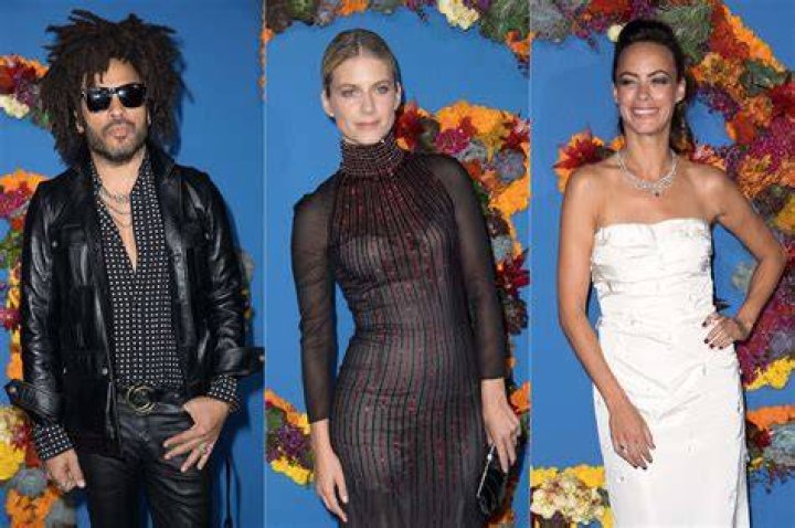 Melanie Laurent and Lenny Kravitz at the ballet of Opera National de Paris season opening event