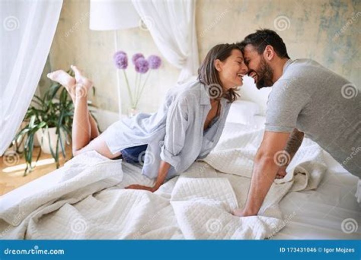 Romantic Young Couple Making Love