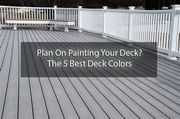 Should I paint my deck white?