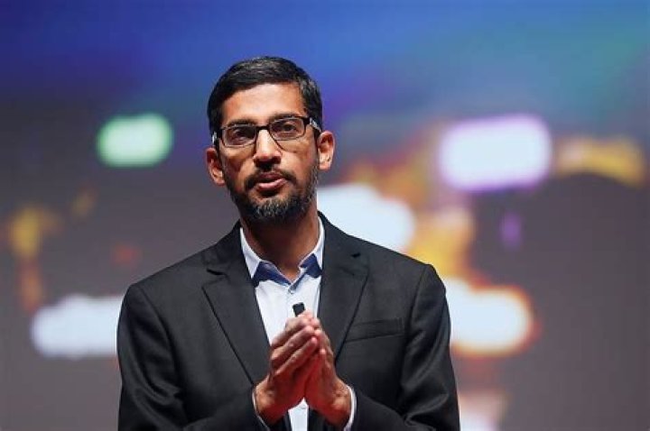 Sundar Pichai Delivering Speech