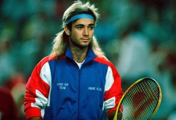 Tennis Player Andre Agassi Smiles Holding A Racket November 15 1991 In USA Agassi Made