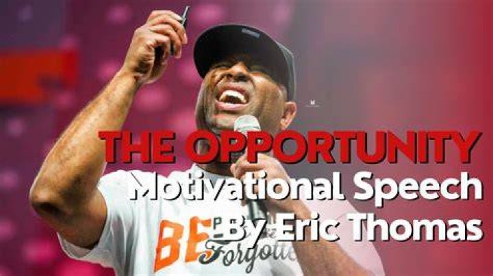 Thomas delivering Motivational speech to the college athletes