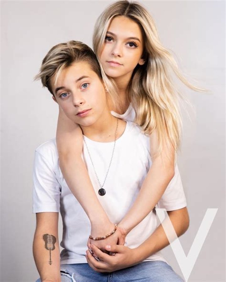 Wallpaper: Girlfriend Coco Quinn sitting on Gavin Magnus' lap sideways as he takes a mirror selfie.