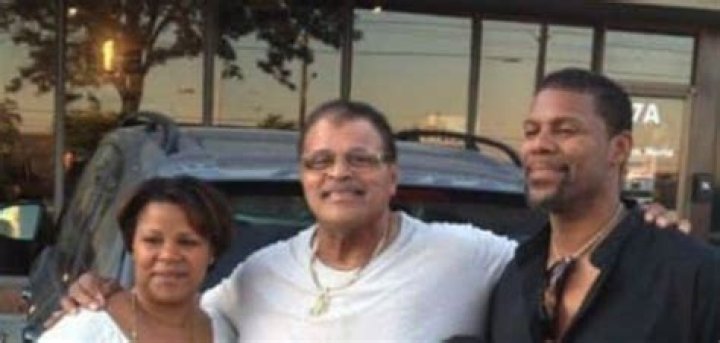 Wanda Bowles and her father, Rocky Johnson took a picture.
