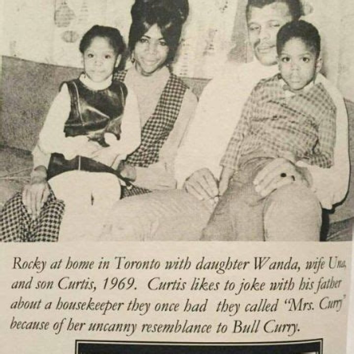 Wanda Bowles was photographed with her parents and brother during her childhood.