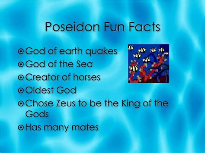 What are three facts about Poseidon?