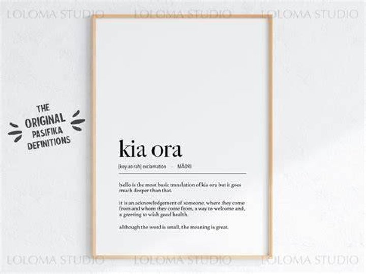 What does Kia Ora mean in NZ?