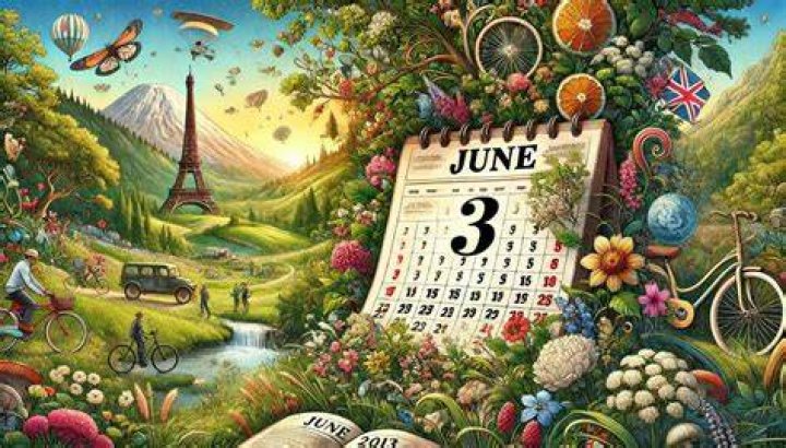 What holiday is June 3rd?