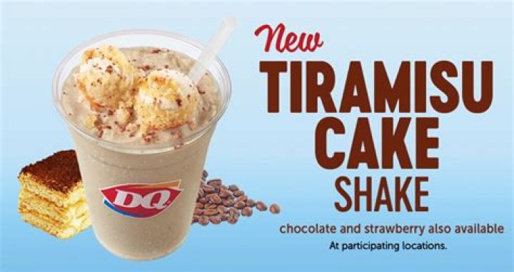 What is a cake shake at DQ?