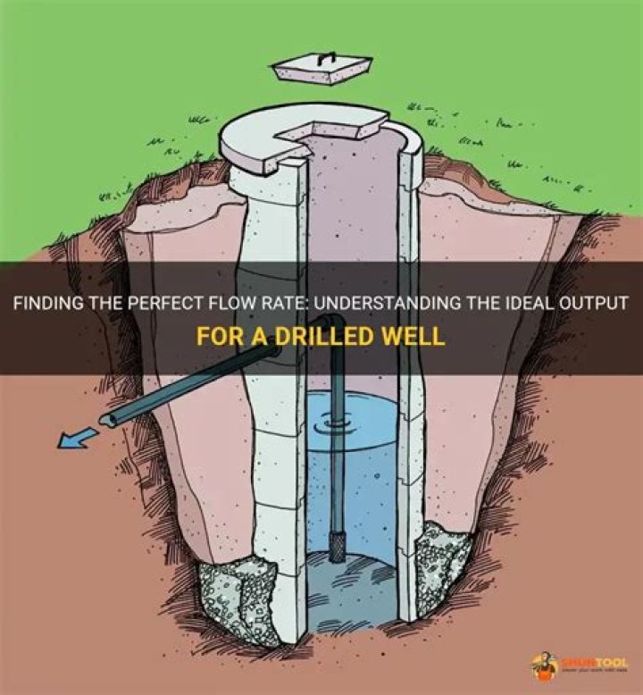 What is a good flow rate for a well?