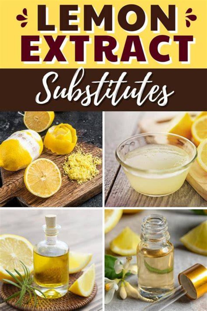 What is a substitute for lemon oil?