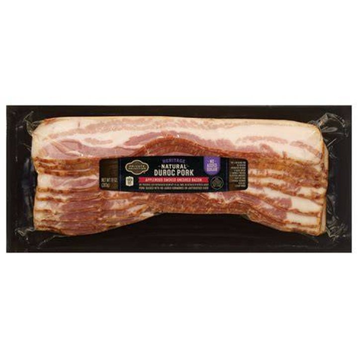 What is Duroc bacon?
