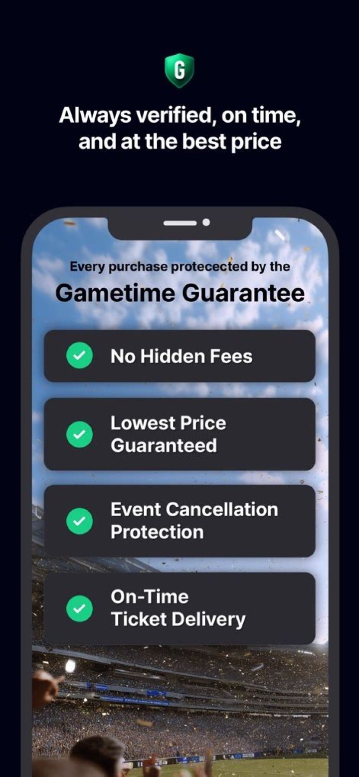 What is gametime price guarantee?