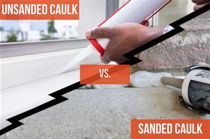 What is sanded caulk?