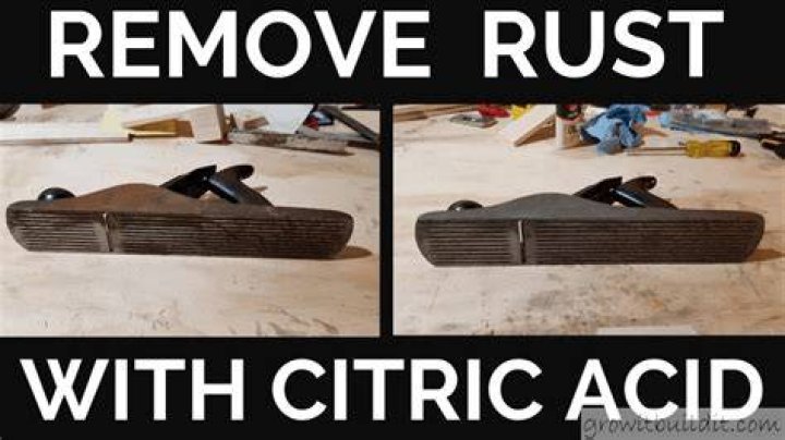 What is the best acid to remove rust?