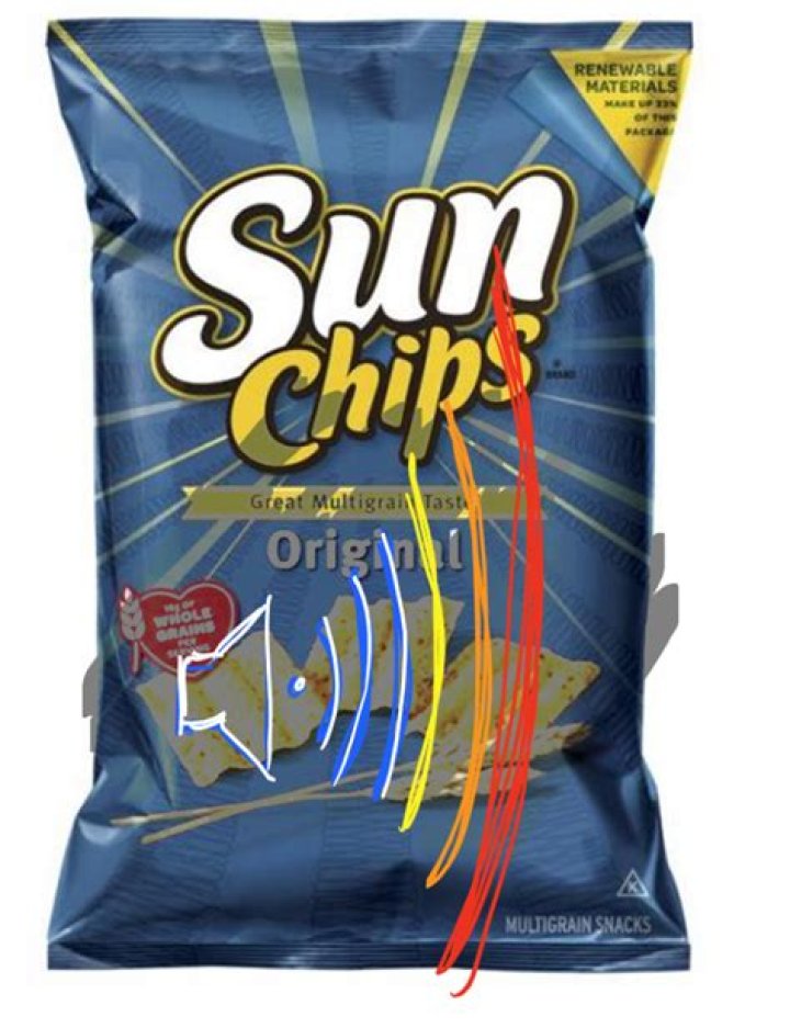 Why are Sun chip bags so loud?
