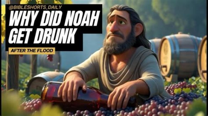 Why did Noah get drunk after the flood?