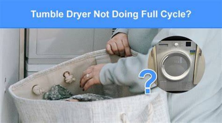 Why does my tumble dryer stop mid cycle?